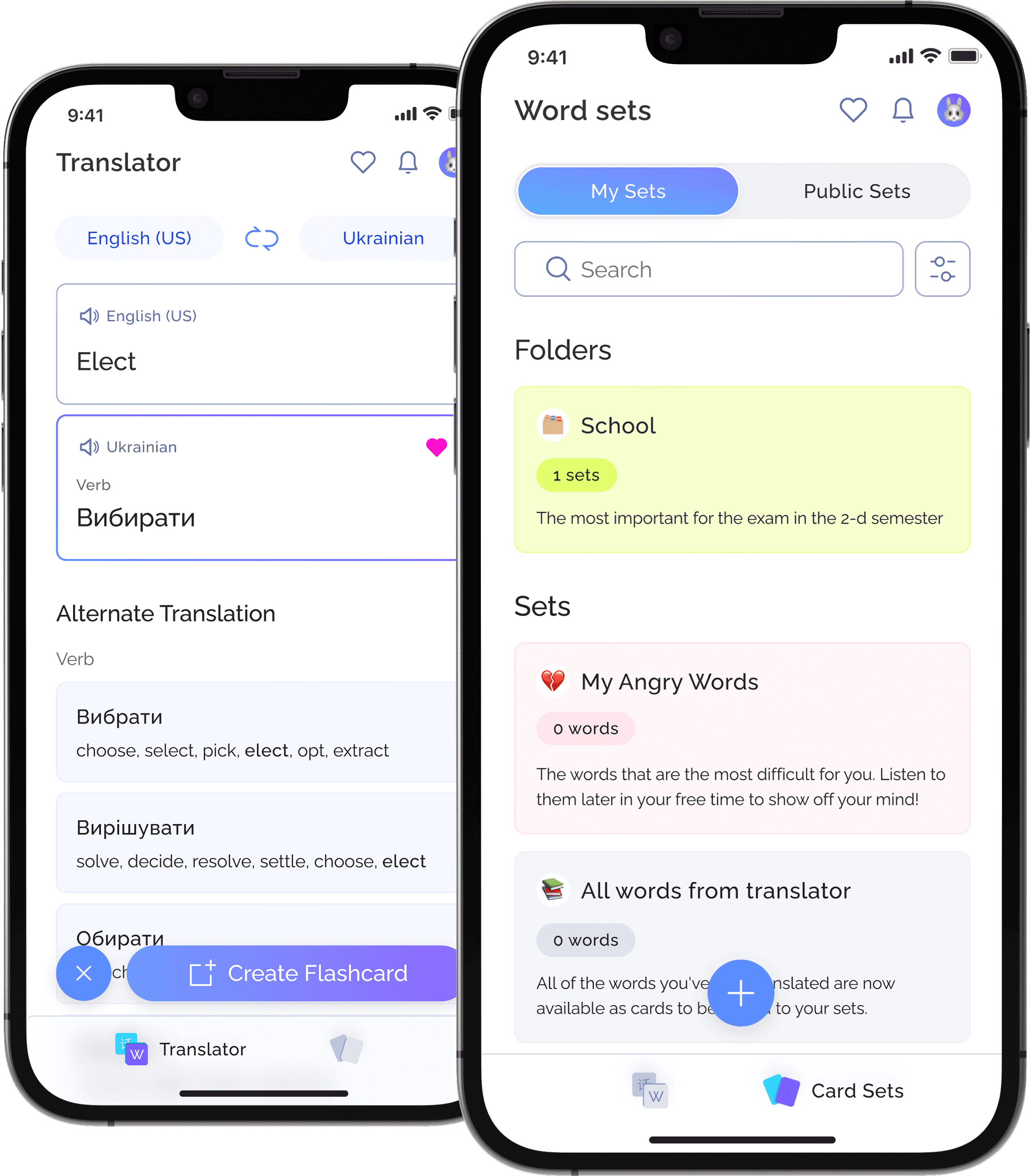 Word+ is a Mobile App for learning new languages